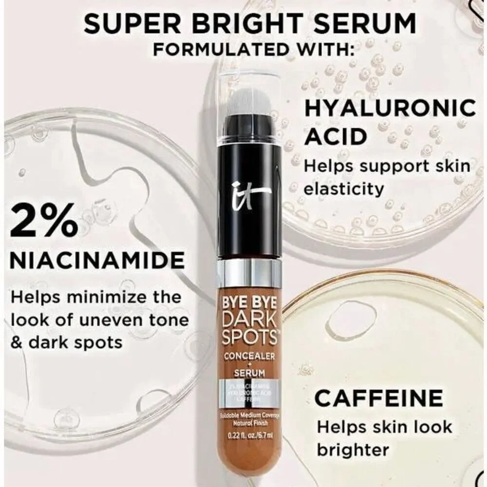 IT COSMETICS - NWT - Bye Bye Dark Spots Corrector + Serum in Tan Cool (40)